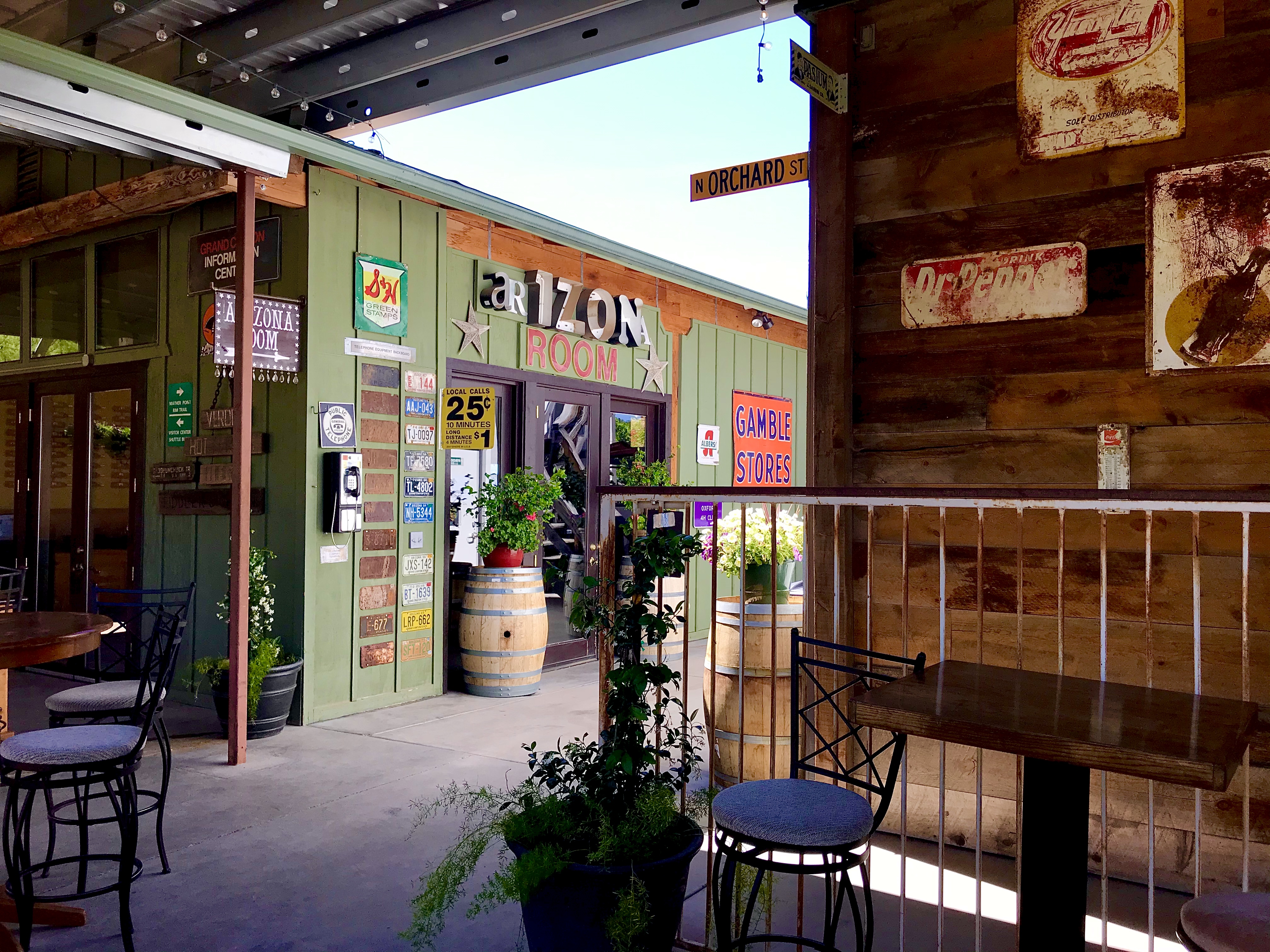 Entrance to Arizona Room at Javelina Leap Winery